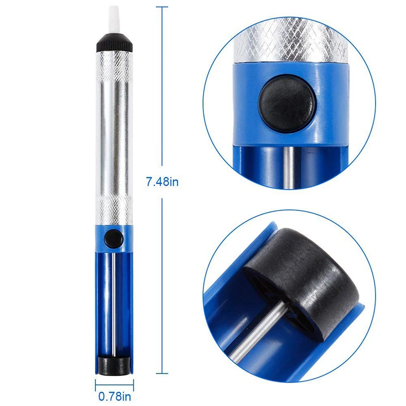 Aluminum Metal Desoldering Pump Suction Tin Gun Soldering Sucker Pen1
