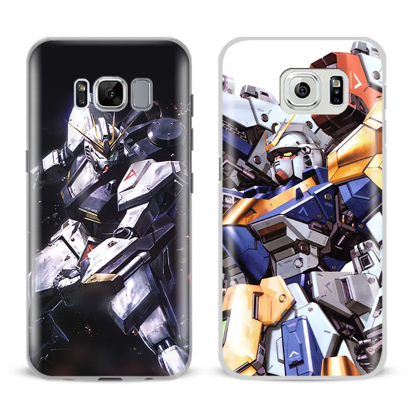 

Gundam For Samsung Galaxy S4 S5 S6 S7 Edge S8 Plus Note 8 2 3 4 5 A5 A710 J5 J7 2017 Fashion Coque Mobile Phone Case Cover bags
