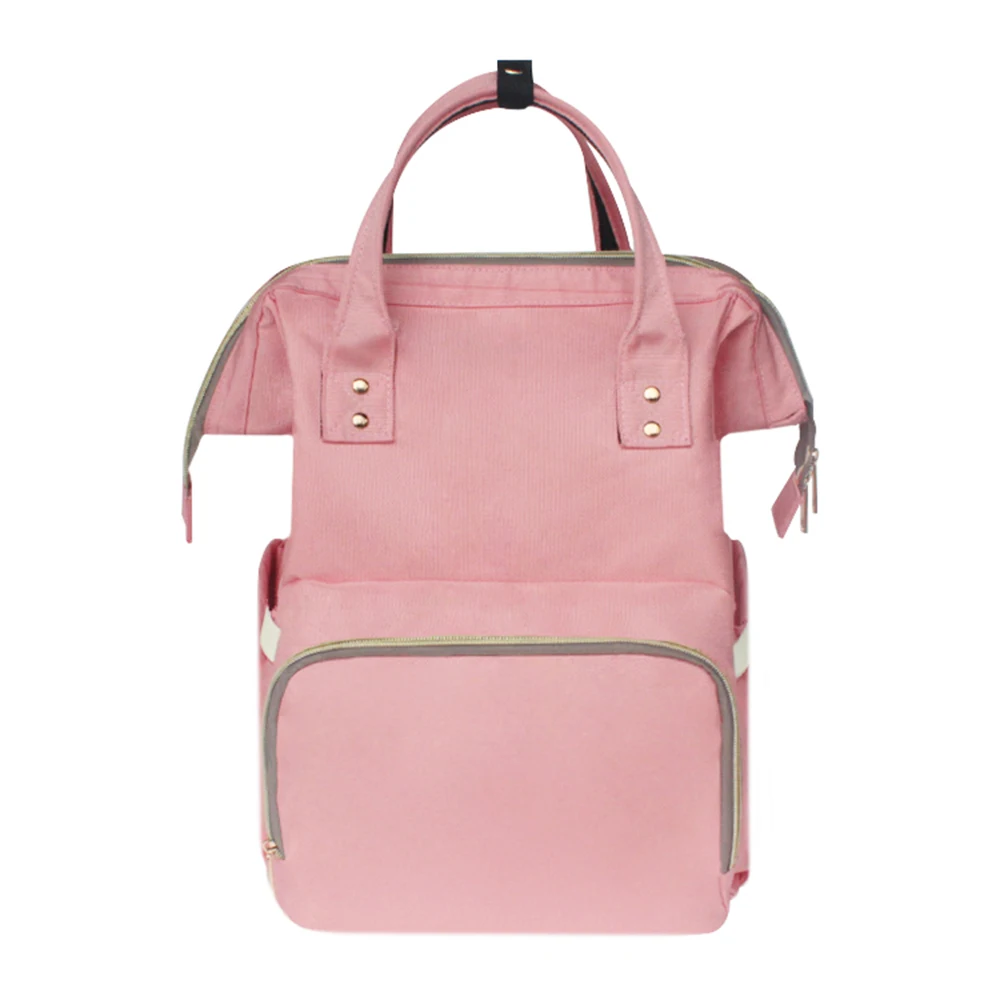 CYSINCOS детские пеленки мешок USB интерфейс большой емкости водонепроницаемый подгузник сумка наборы Мумия Материнство путешествия рюкзак кормящих сумки - Цвет: pink