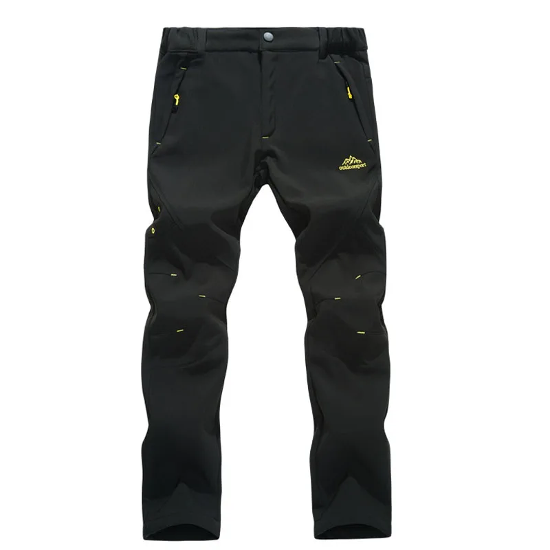 JACKSANQI invierno de las mujeres térmica caliente deportes al aire libre senderismo Camping Trekking esquí grueso pantalones impermeables a prueba de viento RA045