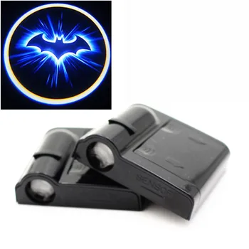 

Wireless LED Car Door Light for Bat all Blue Batman Welcome Laser Projector Logo door light Lamp Ghost Shadow auto led Light