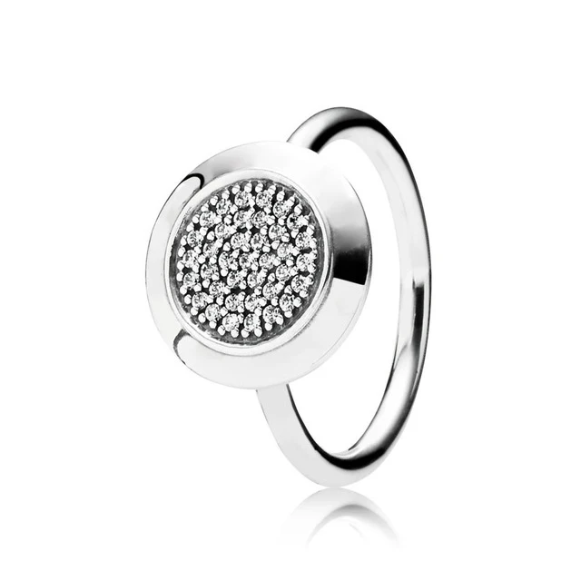 

Kristie 100% Sterling silver 1:1 Glamour SIGNATURE RING Original Women wedding Fashion Jewelry 2018 190912CZ