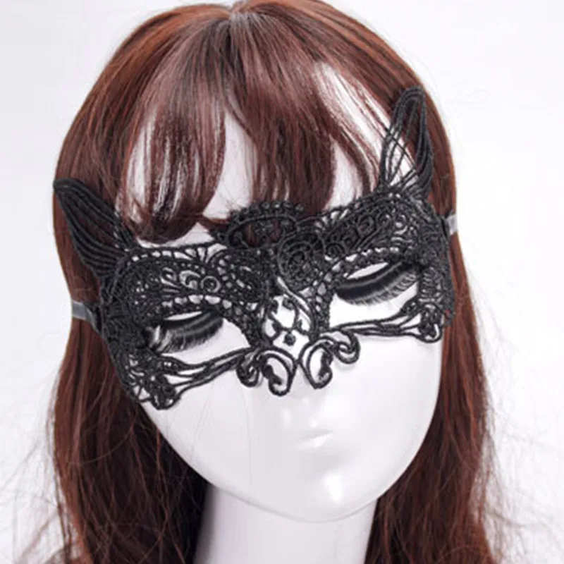 

Nightclub Cosplay Sexy Fancy Lady Butterfly Kitty Cat Mask Carnival Christmas Halloween Costume Masquerade Mask ball Rave party
