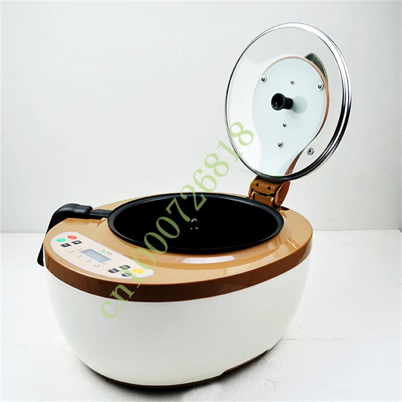 220V 4.5L Electric Chinese Food Stir Frying Cooking Machine Intelligent Multifunctional Smokeless Multi Cooker