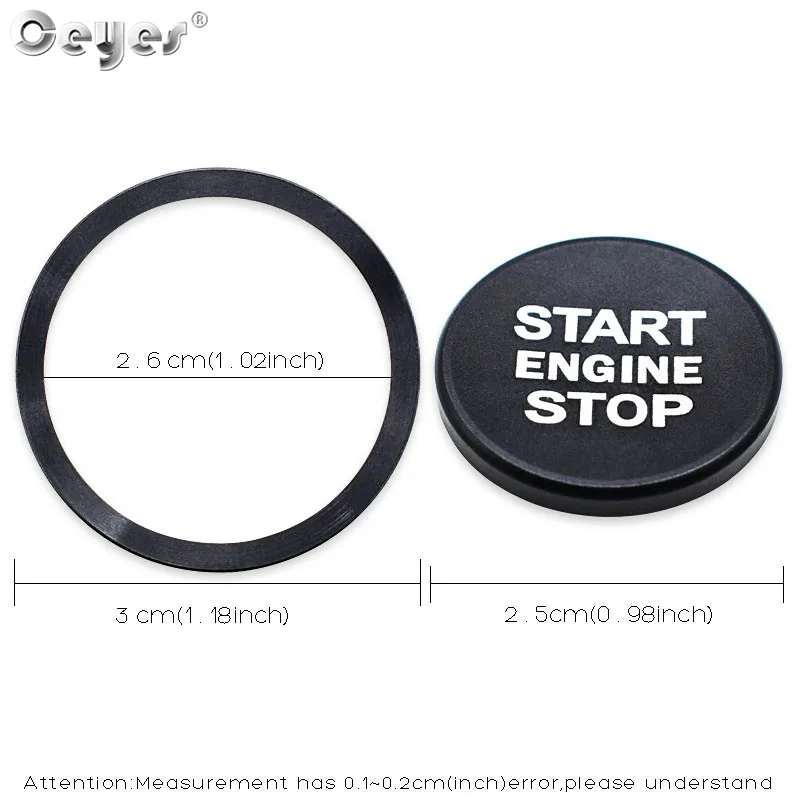 Car Start Engine Button Ring for VOLKSWAGEN (23)