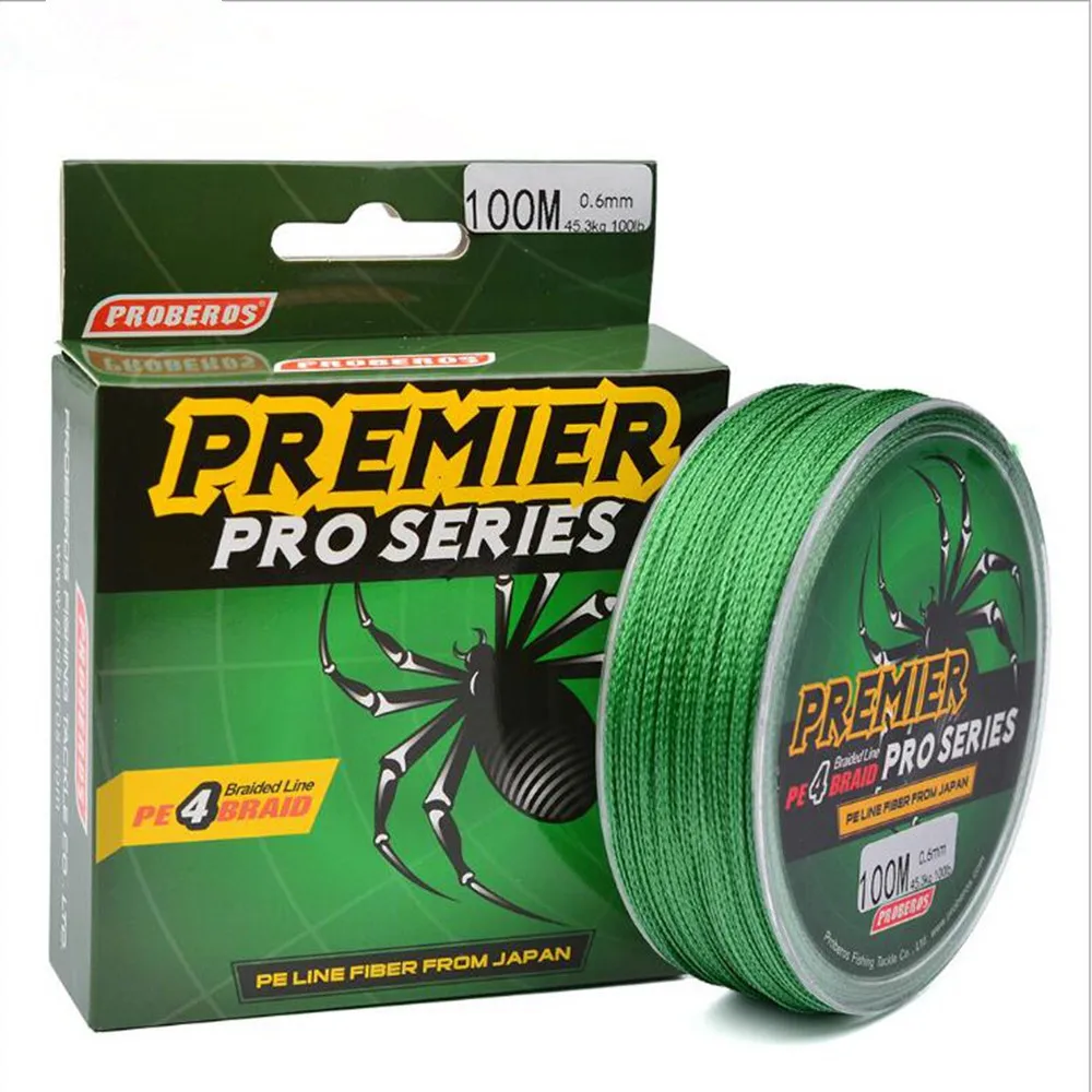 4 Strands 100 m Super Strong Line Weaving Wire Mesh 6-100LB 0.4-10.0 PE Material Multifilament Carp Fishing For Fish Rope Cord