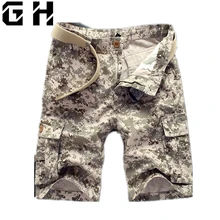 Мужские новые мужские повседневные шорты тактические шорты с накладными карманами мужские свободные рабочие шорты мужские военные короткие штаны