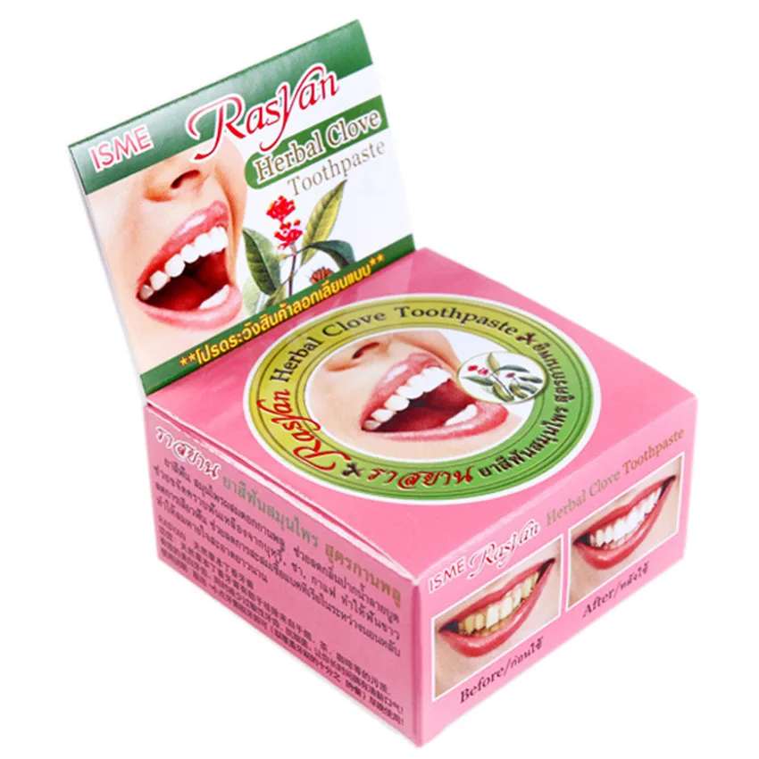 25g HerbTeeth Whitening Natural Herbal toothpaste Amazing Thai