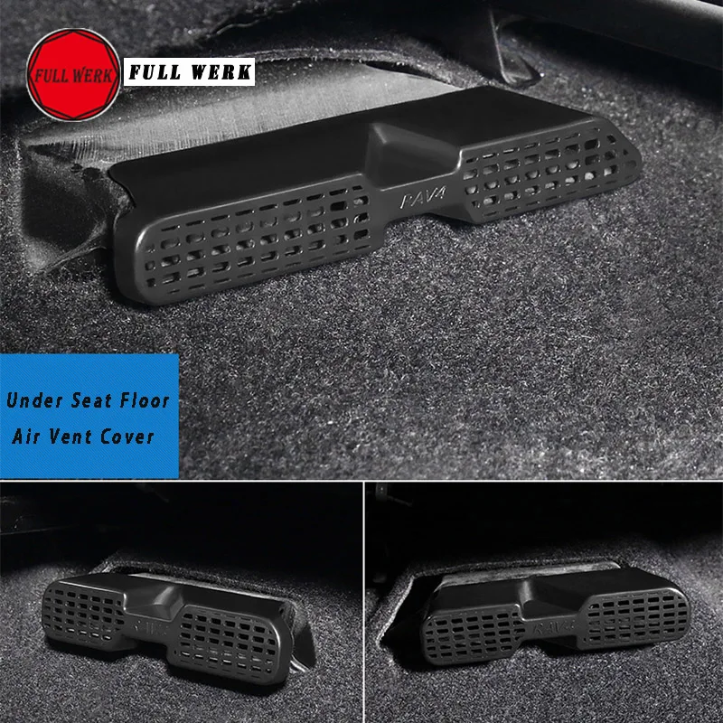 1 Pair Plastic Car Styling Under Seat Floor Air Vent Cover ...