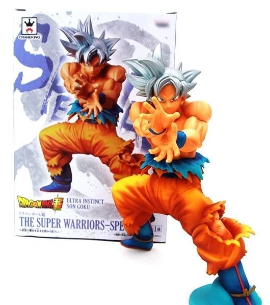 23 см Dragon Ball Z Super Ultimate Soldiers The Movie Broly фигурка ПВХ фигурка Коллекционная модель игрушки куклы - Цвет: Silver Goku in box