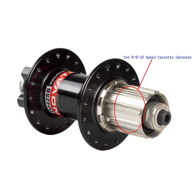 Велосипедный ступица Novatec D041SB D042SB велосипедная mtb горный велосипед 4 подшипника 24h