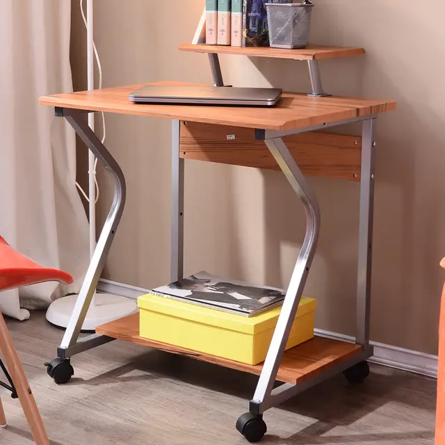 Bedroom Computer Desk Small Space Saving Move About Simple Single