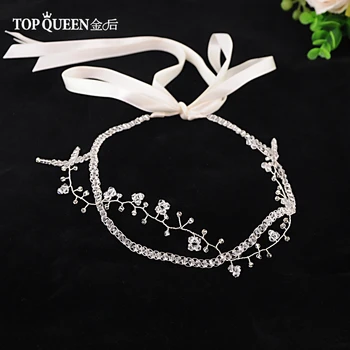 

TOPQUEEN HP124 Romantic Wedding Hair Accessories Shining Rhinestones & Crystal Hair Crown Bridal Headband Party Jewelry