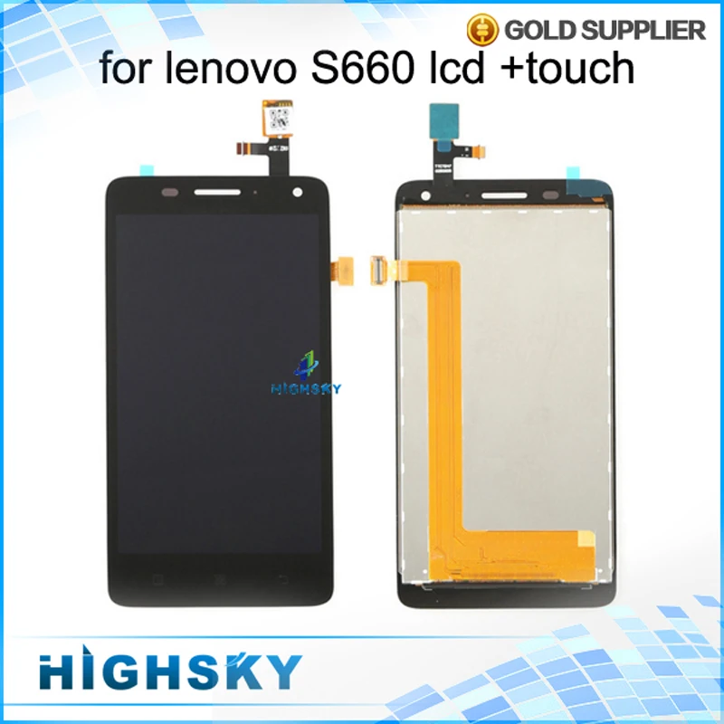 

Tested 10 Pieces/lot Free DHL EMS For Lenovo S660 LCD Display With Touch Screen Digitizer Assembly AAA Quality