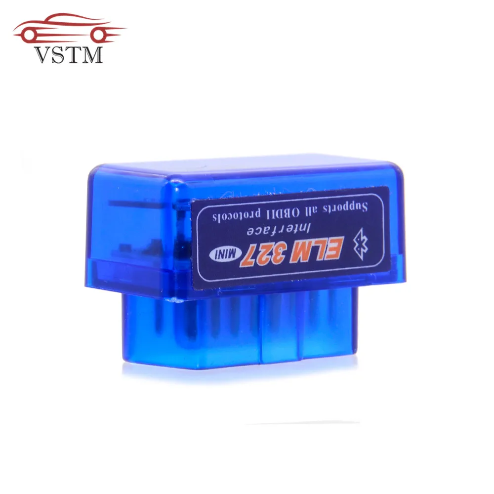 2018 Супер Мини ELM327 V2.1 Bluetooth OBD2 диагностический инструмент ELM 327 работает для