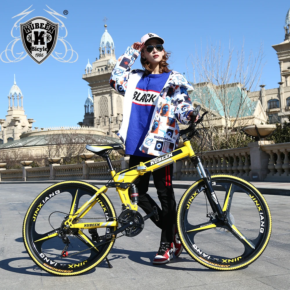 KUBEEN mountain bike 26-inch steel 21-speed bicycles dual disc brakes variable speed road bikes racing bicycle BMX Bike 4.2 KUBEEN mountain bike 26-inch steel 21-speed bicycles dual disc brakes variable speed road bikes racing bicycle BMX Bike 4.2