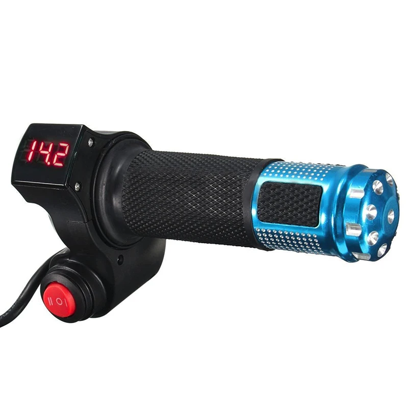 Cheap 1 Pair Universal 24V 36V 48V E-Bike Electric Bicycle Digital Meter Handlebar Throttle For Electric Bicycle E-bike Accessories 6
