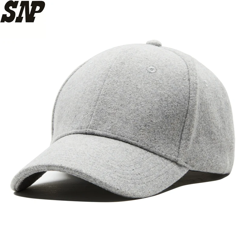 men's wool baseball hat