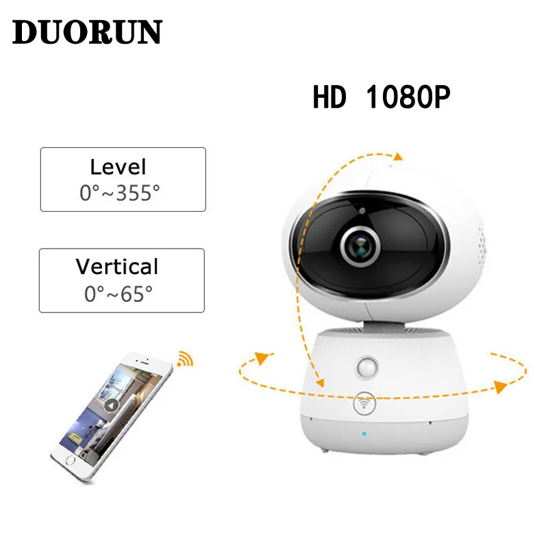 

DUORUN Mini Ip Camera Smart Video Baby Monitor HD CCTV Cameras Home Security Surveillance Camera Wireless Network Wifi Cameras