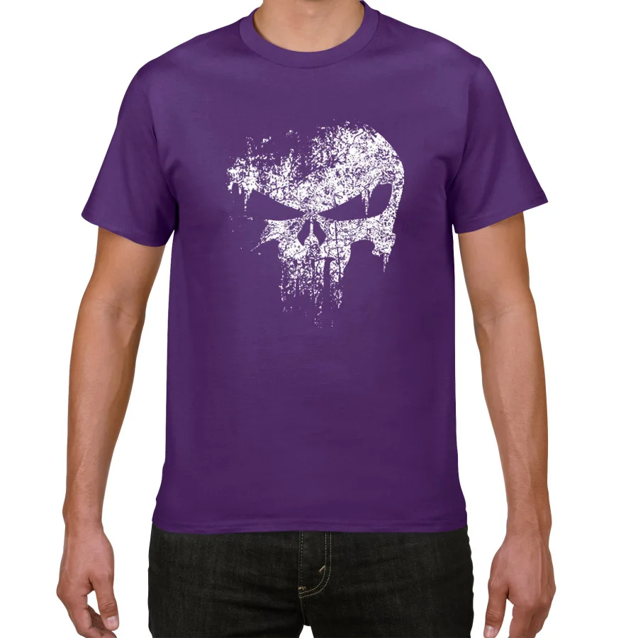 2019 new casual men tops the Punisher printed t shirt cotton short sleeve o-neck tee shirt homme skull men clothing camiseta 2019 new casual men tops the Punisher printed t shirt cotton short sleeve o-neck tee shirt homme skull men clothing camiseta