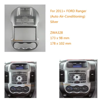 

Car Radio Fascia multimedia Frame Kit For Ford Ranger With Auto Air conditioning2011+ Facia Panel Trim Dash CD