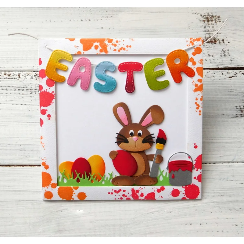 

Rabbit Animal Metal Cutting Dies Stencils for Scrapbooking Embossing Die Paper Cards Making Album Decorative New 2019