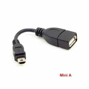 

Mini USB Type A & Type B to USB Female OTG Cable for Handycam DV DC & Tablet