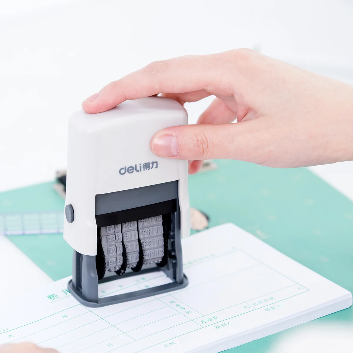 

Date stamp 79952 automatic reverse inking Chinese date adjustable printer 65mm