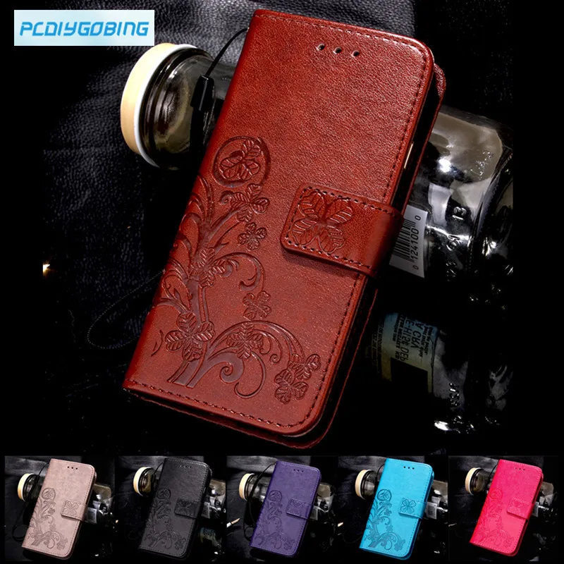 

Butterfly Luxury Leather Phone Case For UMI ROME X / UMI ROME Mobile bg Back Cover Flip Shell Wallet Stand