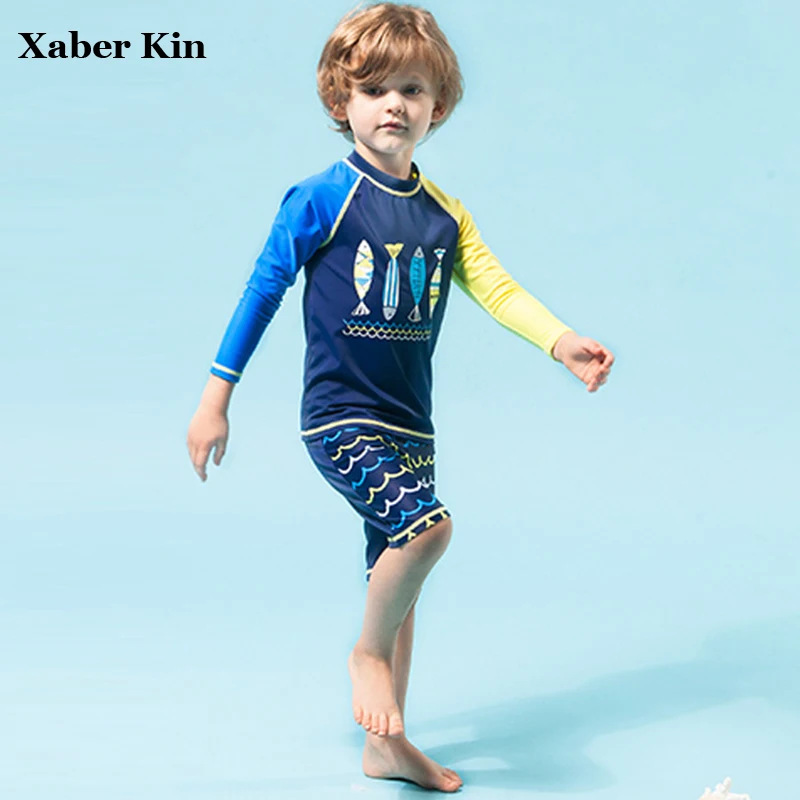 

Boys Two-Piece Swimming Suits Children Swimsuit Boys Swimwear Bathing Suits Girls Beachwear Boys Swimsuit G19-K485