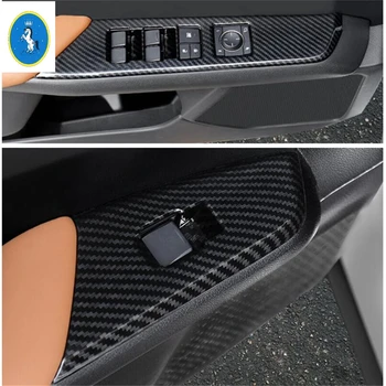 

Yimaautotrims Auto Accessory Inside Door Handle Panel Surround Window Lift Switch Kit Trim ABS For Lexus UX 200 250H 2019 2020
