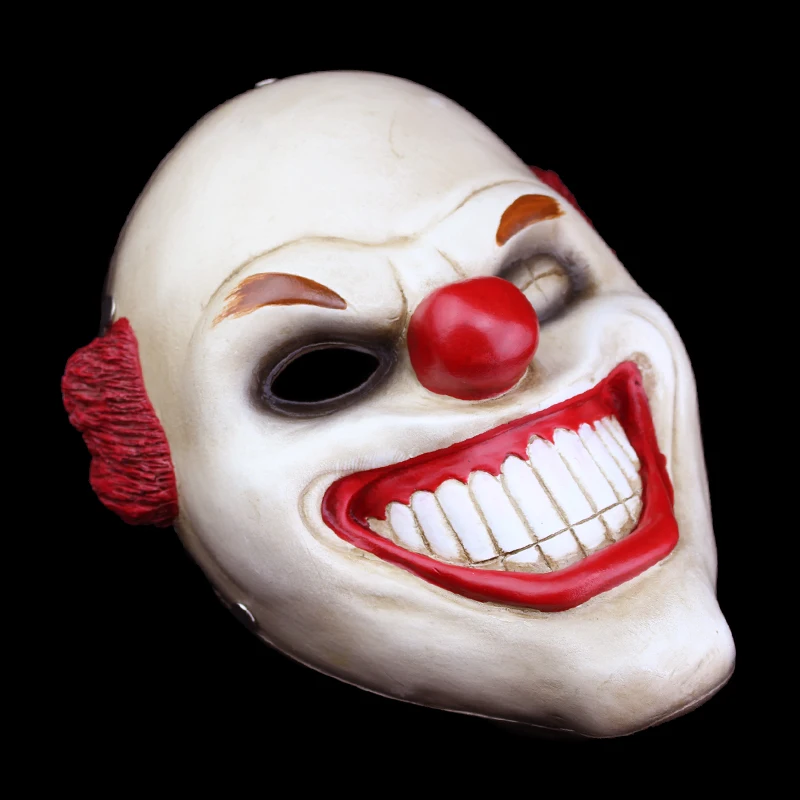 Бесплатная доставка игра Payday 2 смола красный нос клоун копия маски маскарад