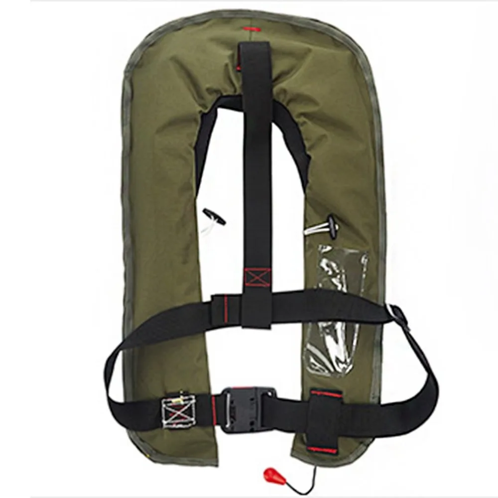 

Manual Inflatable Automatic Inflatable Life Vest Survival Whistle Water Sports Life Jacket For Water-skiing Upstream Surfing