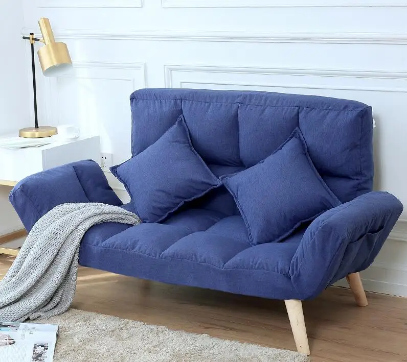 Japanese Futon Sofa Lounger Sit Lounge Sleep Small Sofa Furniture For College Dorm Bedroom Studio Apartment Couches Love Seat
