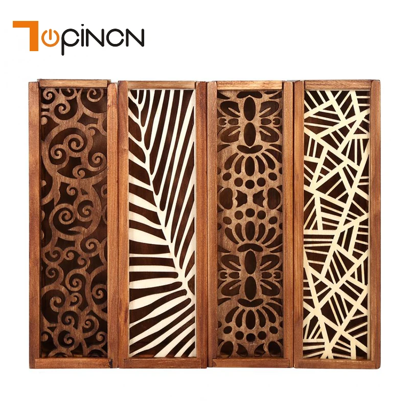 

Hollow Wood Pencil Case Storage Box Creative Students Cute Wooden Pencil Box Multifunction Stationery School Gift