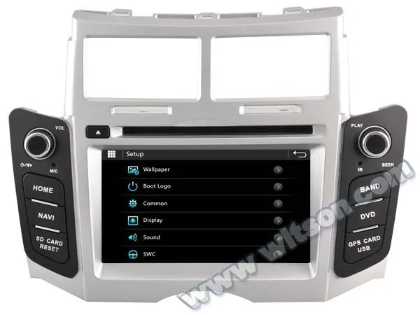 Flash Deal WITSON car gps navigation system for TOYOTA YARIS bluetooth New Technology+Capctive Screen+1080P+DSP+ SUPPORTS WiFi/3G/DVR 2