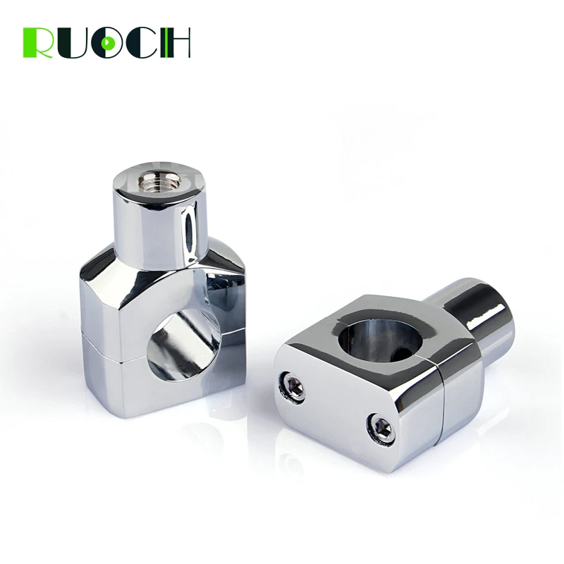 Handlebar Riser for Motorcycle 25mm 1 Bars Clamp Handle Bar Risers for Harley Cruisers Choppers Suzuki Boulevard C50 Honda VTX-1