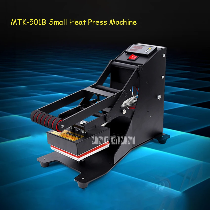 MTK 501B малая тепловая пресс машина для печати логотипа коммерческого