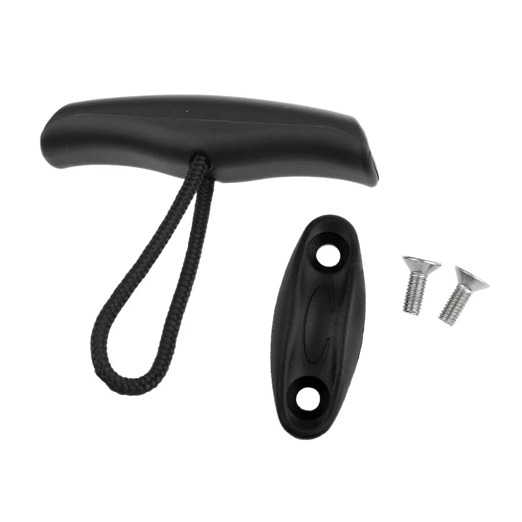Canoe Kayak Boat Toggle Carry Grip Handle with Cord Rope Screws Accessories