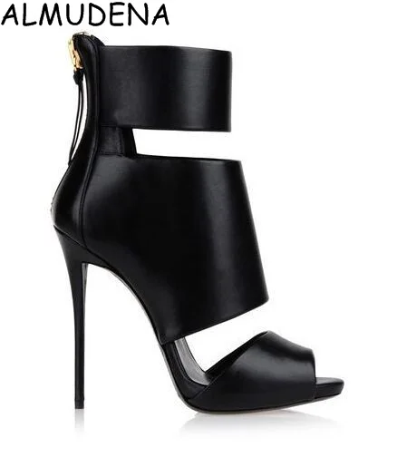 

Gladiator Hollow Out Solid Waterproof platform Sandal Fashion Dashing Sexy Concise Style Thin High Sandal Boots