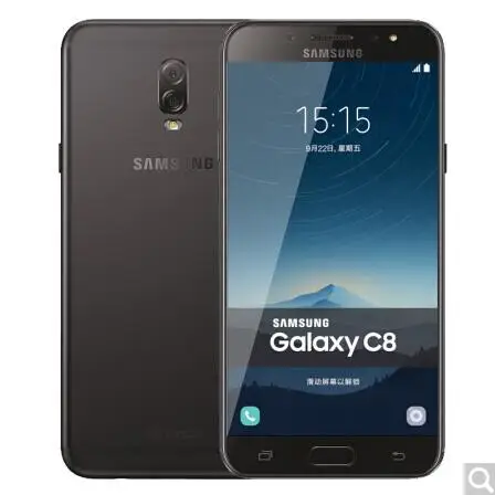 Мобильный телефон Galaxy C8 супер AMOLED FHD 3G/32 ГБ 4 ГБ/64 фронтальная камера 16 МП две sim