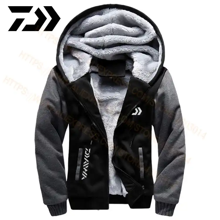 fishing fleece hoodie
