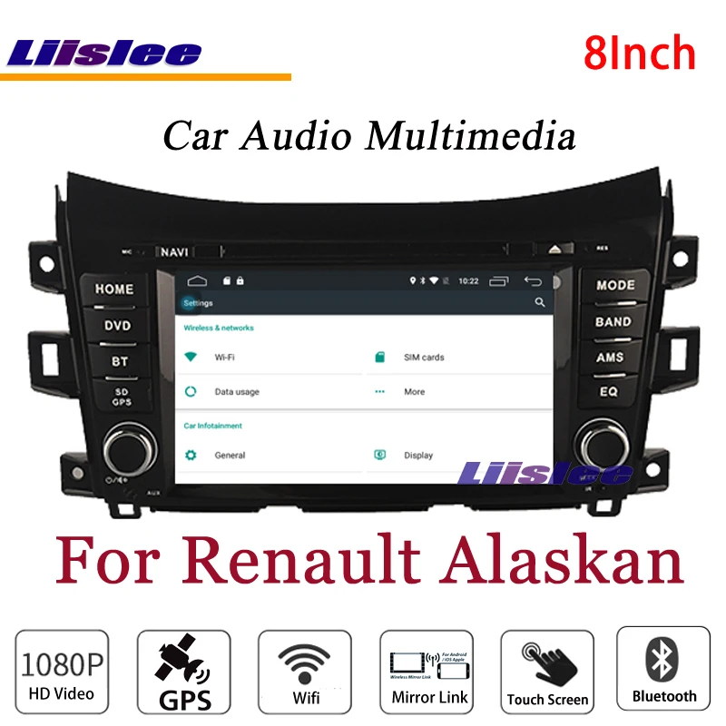 Clearance Liislee For Renault Alaskan Stereo Android Radio BT FM DVD Player GPS MAP Navigation 1080P HD Screen System Original NAV Design 5