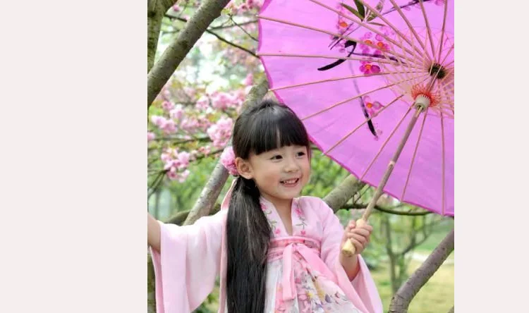 Ребенок Костюмы для народных китайских танцев костюм Hanfu девочка Феи Тан костюм платье принцессы феи Гучжэны костюм
