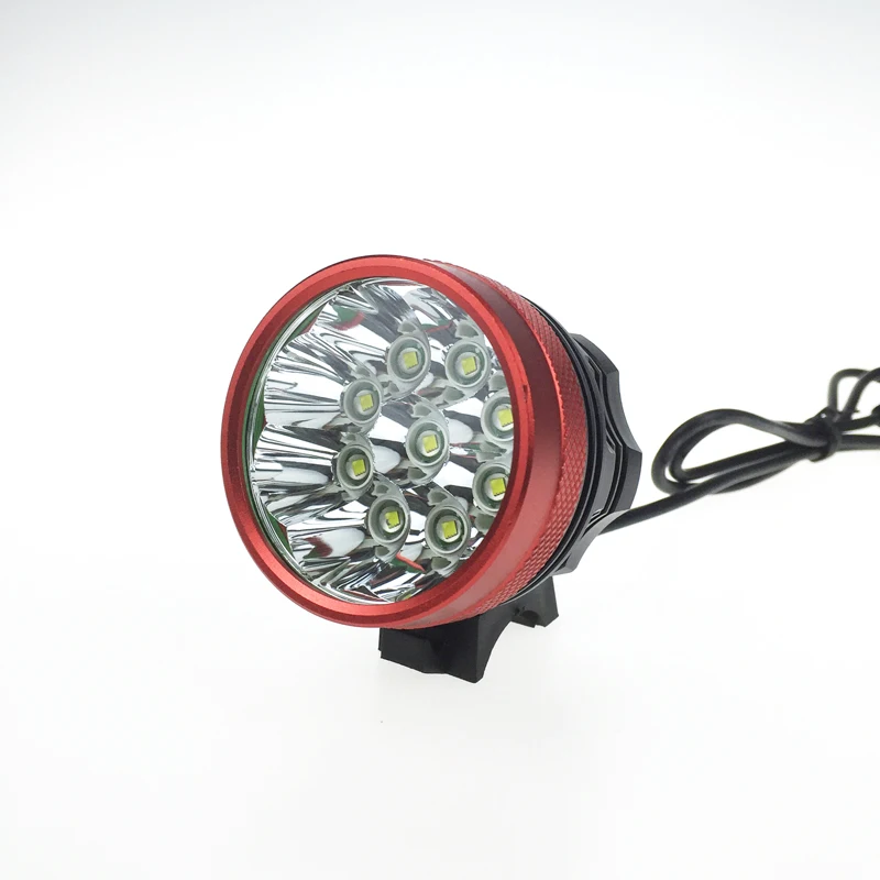 15000LM 9x C XML T6 LED Cycling Front Bicycle Bike Light Lamp 6*18650