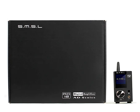 SMSL AD18 HIFI аудио усилитель звука с Bluetooth 4,2 поддерживает Apt-X, USB DSP полный цифровой усилитель мощности 2,1