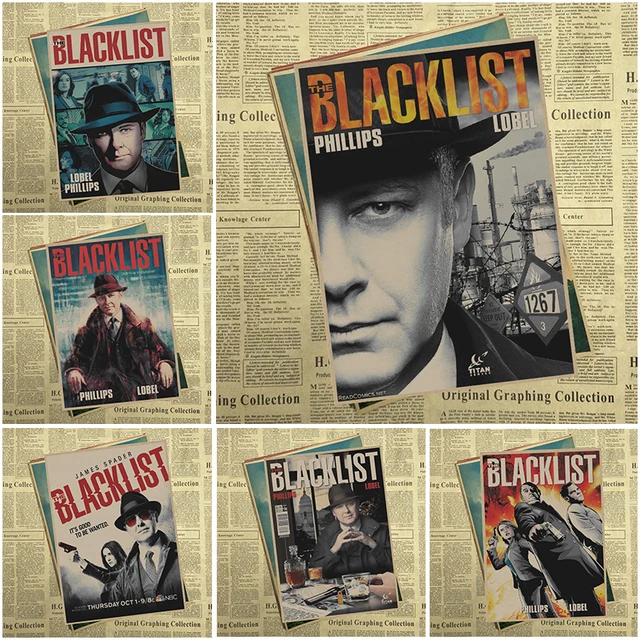 Best Price The Blacklist Classic Movie Kraft Paper Poster Bar Cafe Living Room Dining room Wall Decorative Paintings Best Price The Blacklist Classic Movie Kraft Paper Poster Bar Cafe Living Room Dining room Wall Decorative Paintings