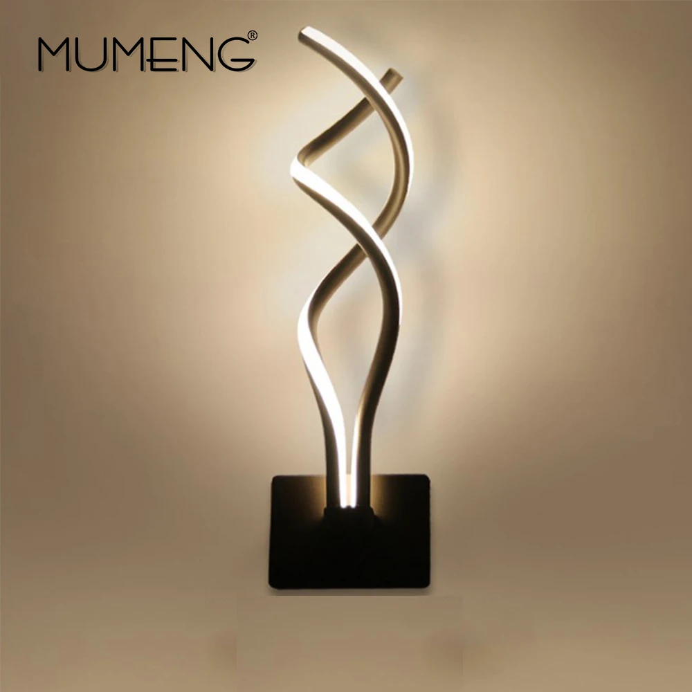 

20W LED Wall Lamp Creative Bedroom Beside Wall Light AC110-220V Home Indoor Decoration Lighting Corridor Aluminum Wall Sconce