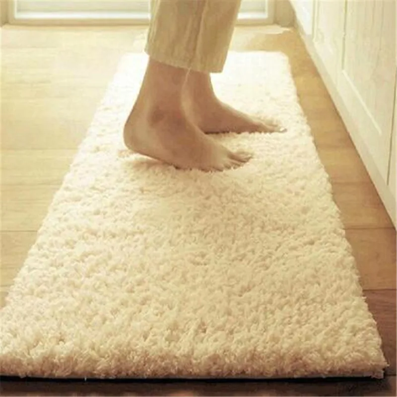 

60*40CM Chenille Plush Carpet Bedroom Bed Sofa Yaogo Pad Rectangle Basket Computer Chair Coffee Table Mat Parlor Bathroom