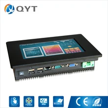 Embedded computer Atom N2807 1.6GHz 4GB DDR3 32GG SSD all in one computer 7 Inch LED touch screen resolution 800x 450